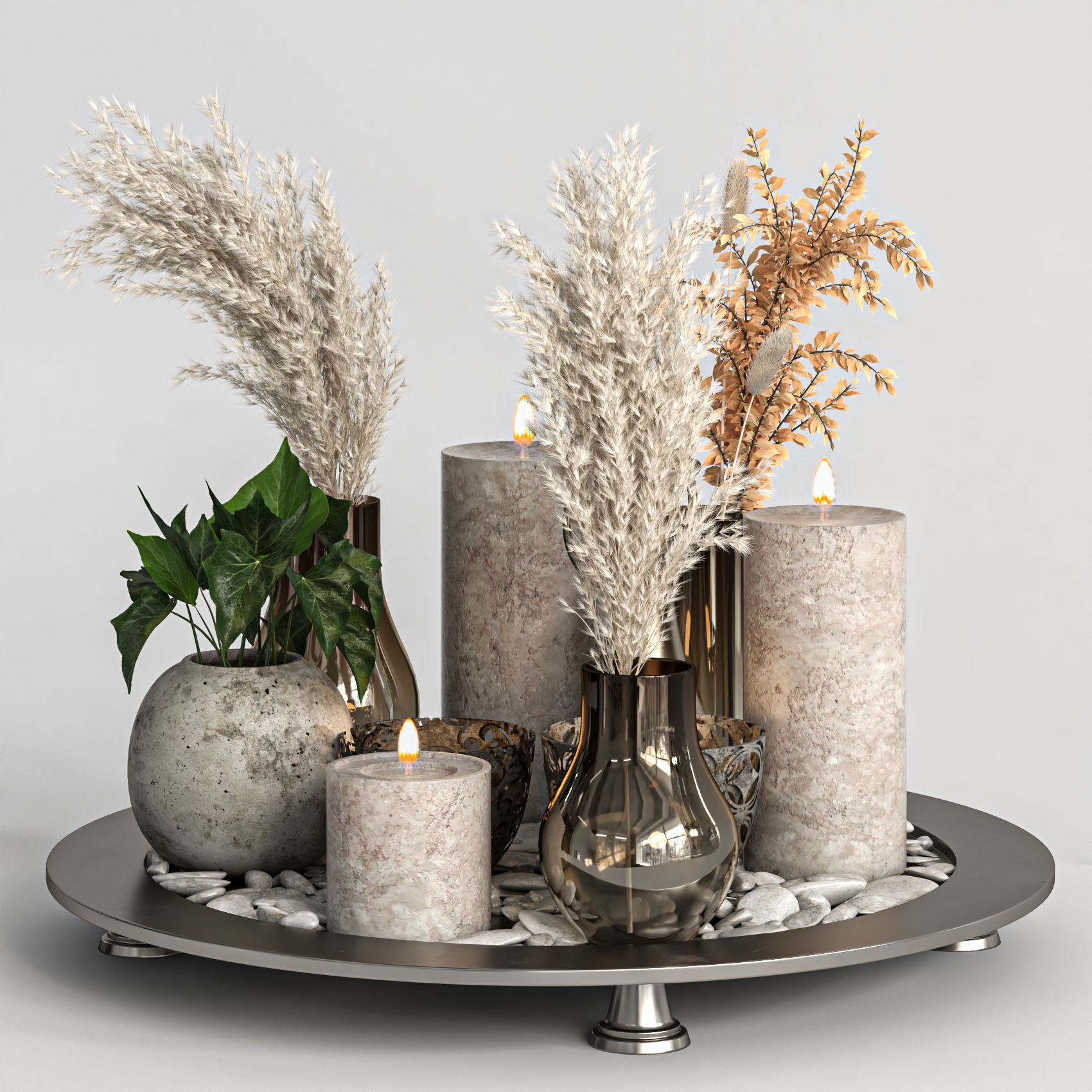 Decorative set 43 3D model_2