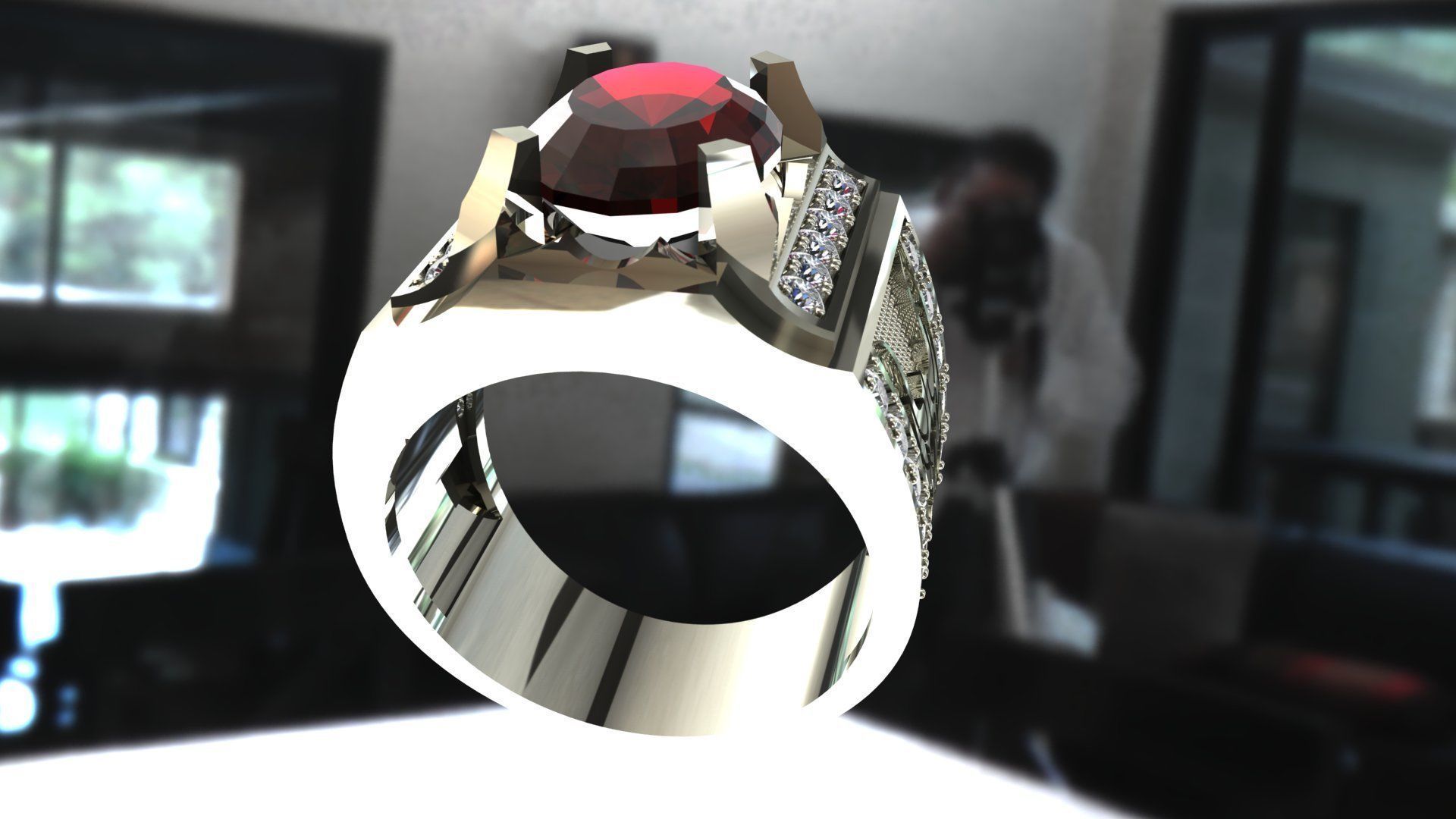 Ring 85  3D print model_3