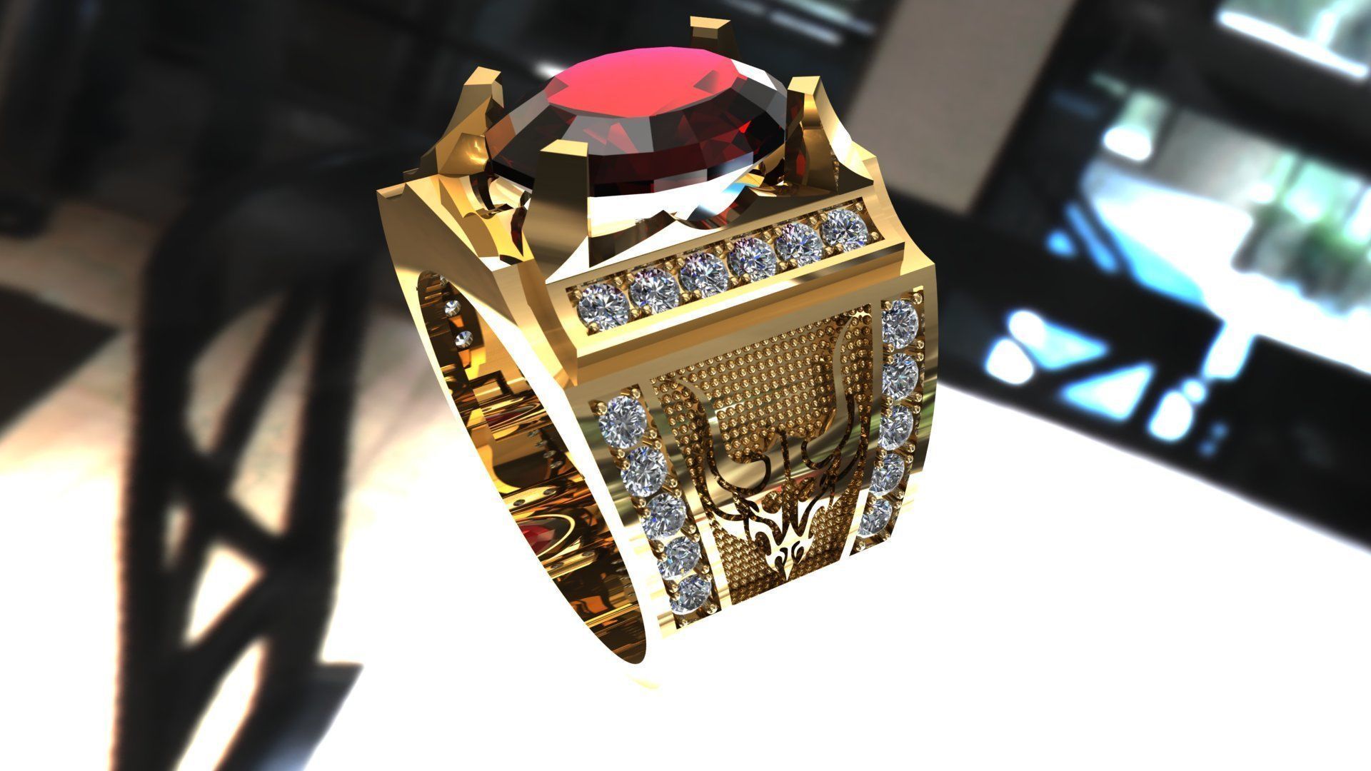 Ring 85  3D print model_1