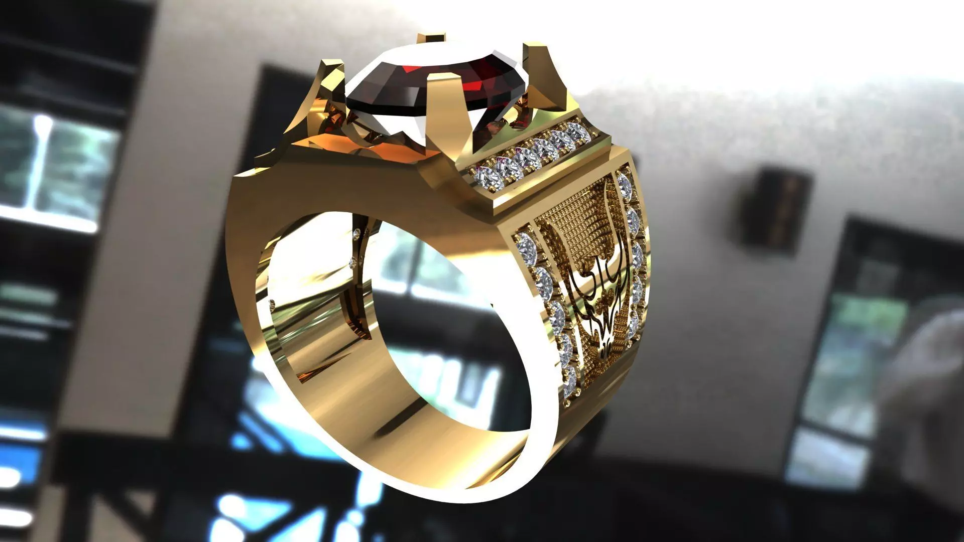 Ring 85  3D print model_0