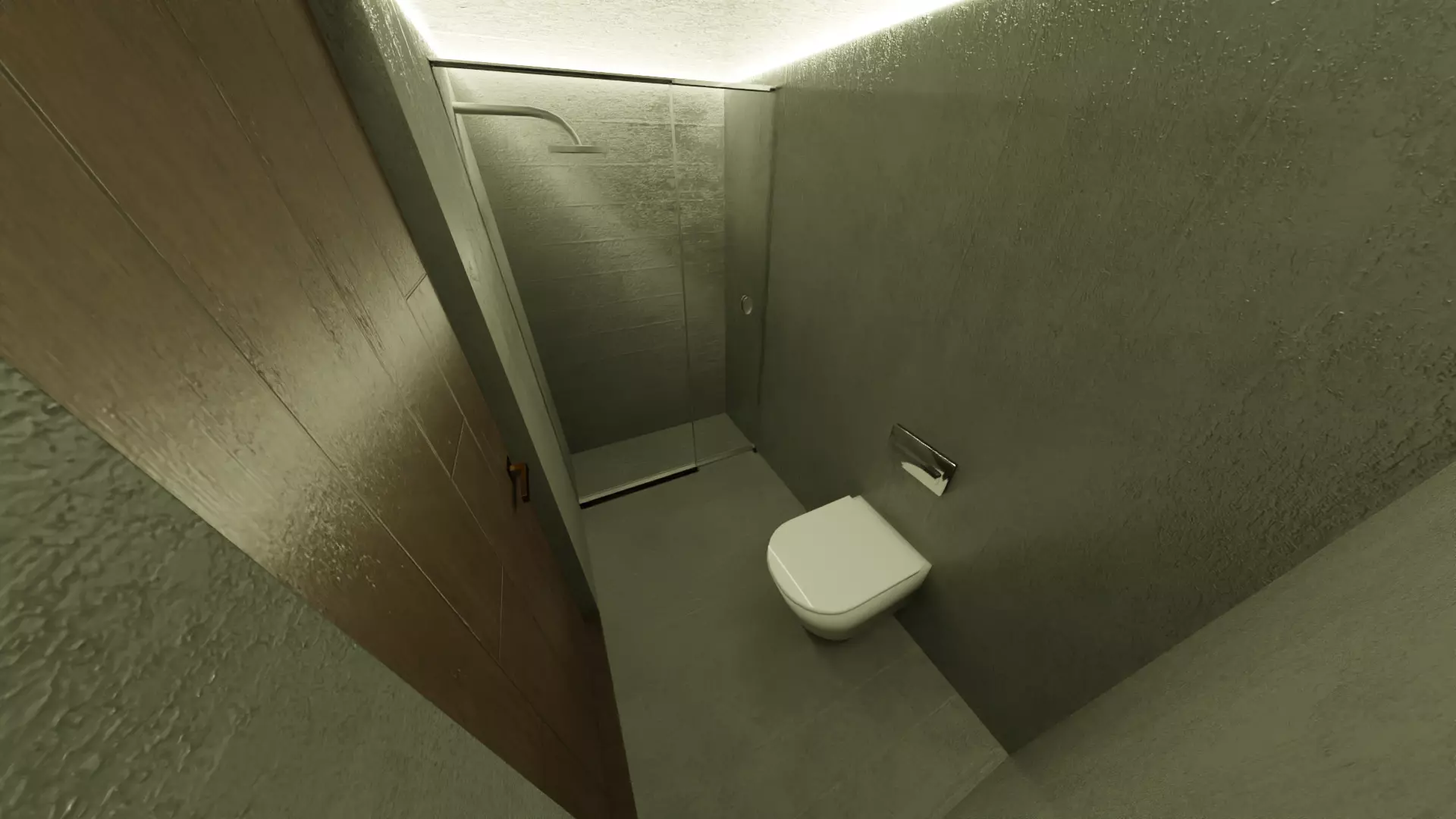 iaods bathroom with toilet and sink Free 3D model