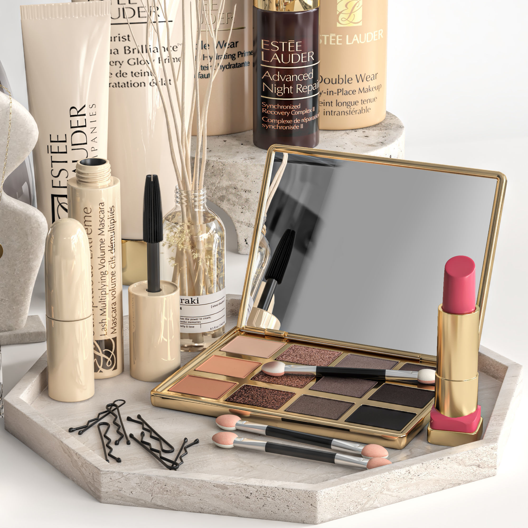 makeup set 01 3D model_1