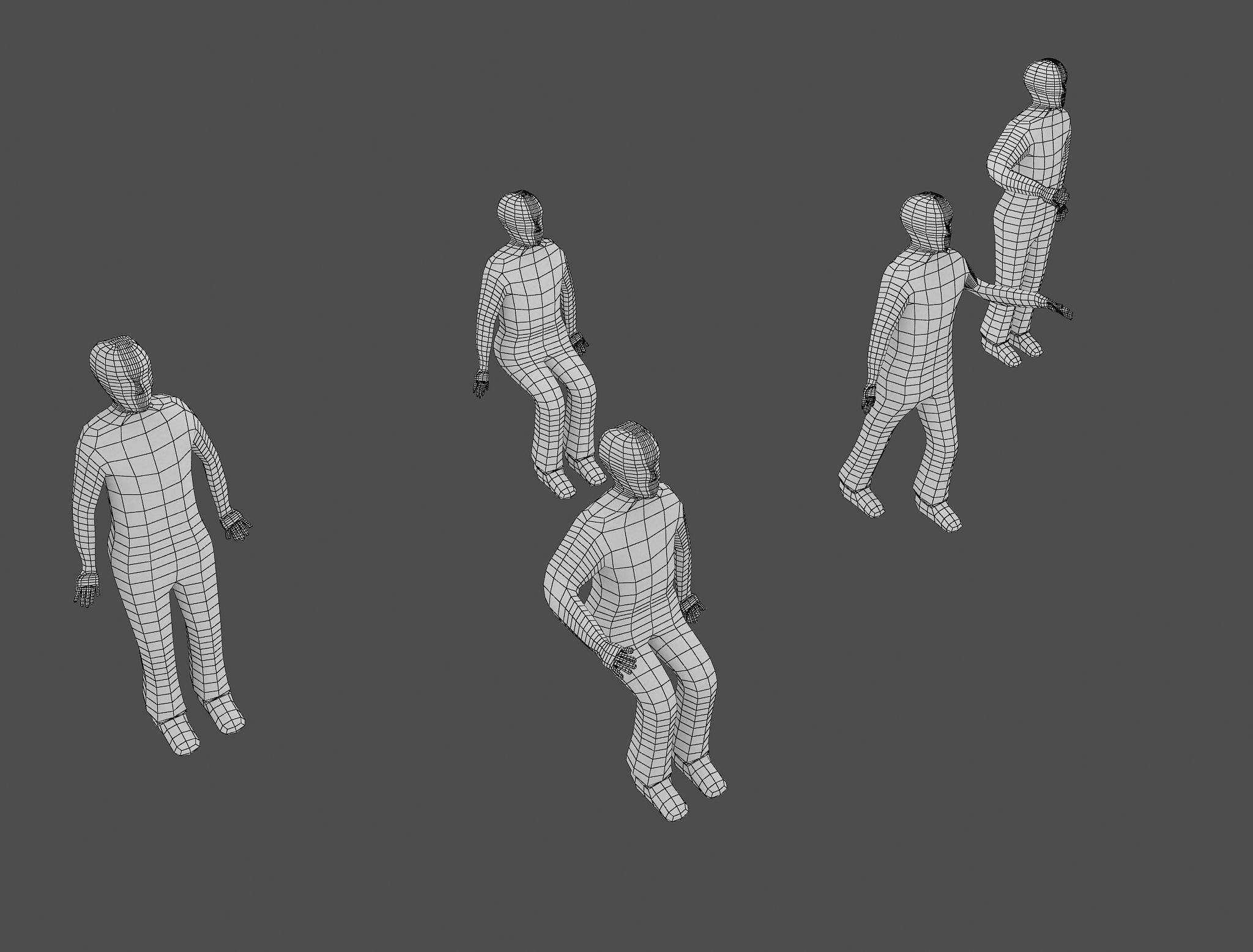 F17 character for space 3D model_7