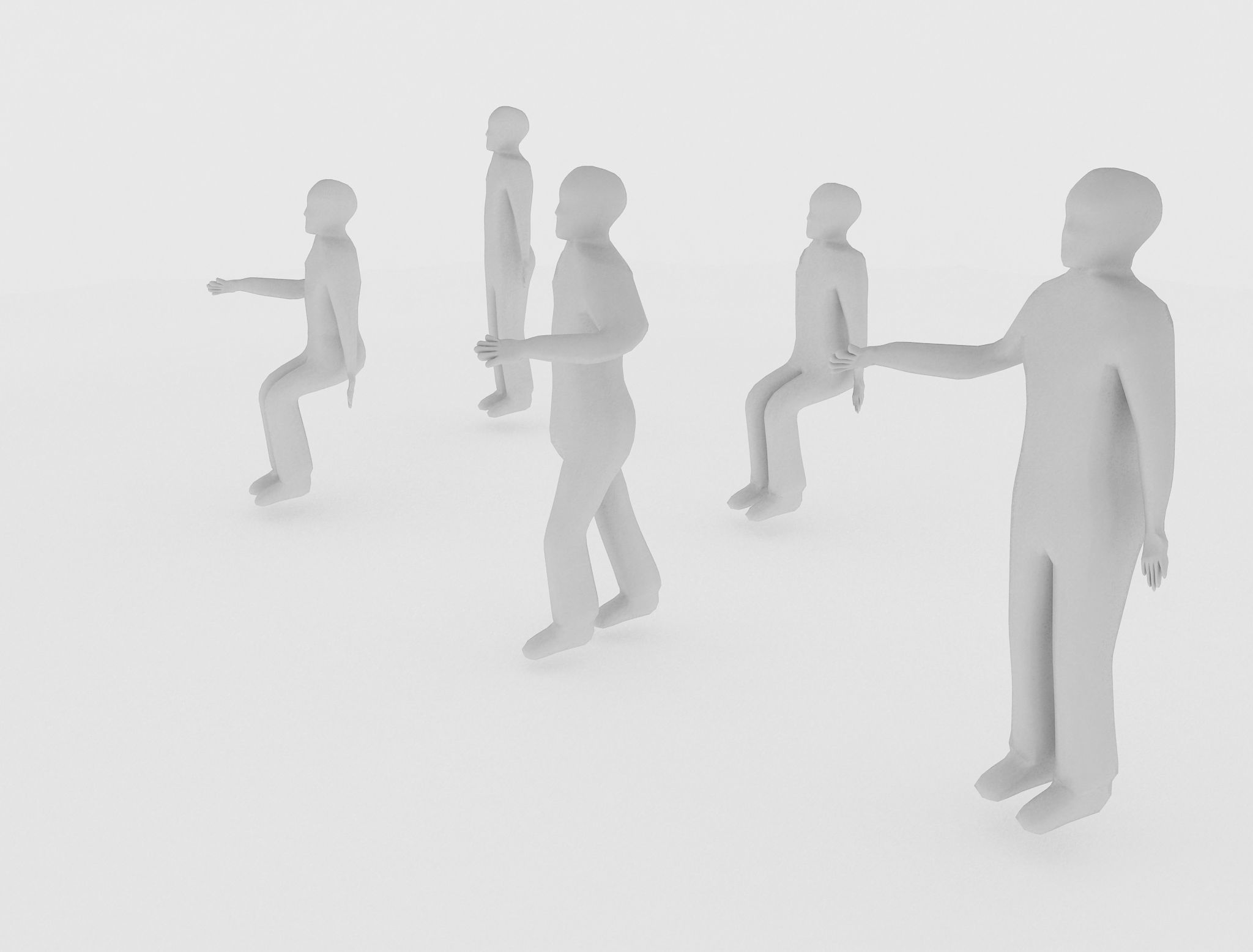 F17 character for space 3D model_4