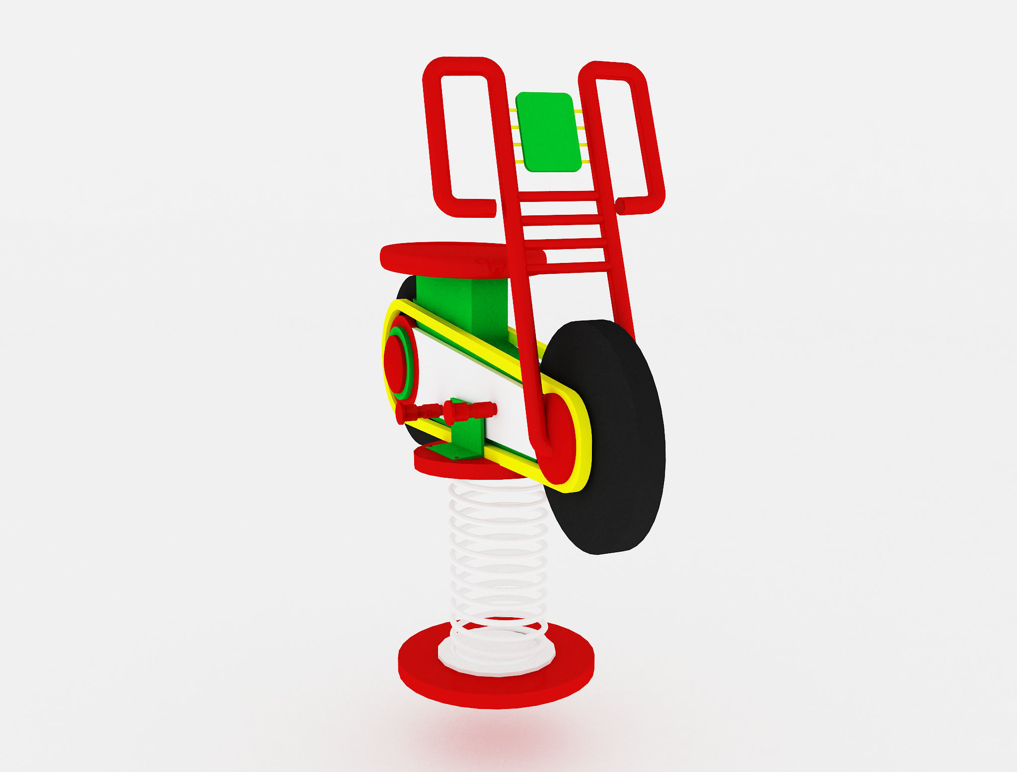 f18a Kids Toy  Bicycle 3D model_4