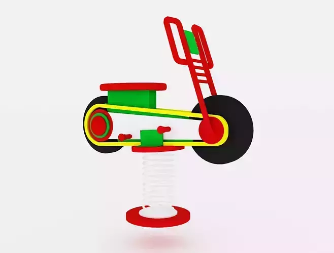 f18a Kids Toy  Bicycle 3D model