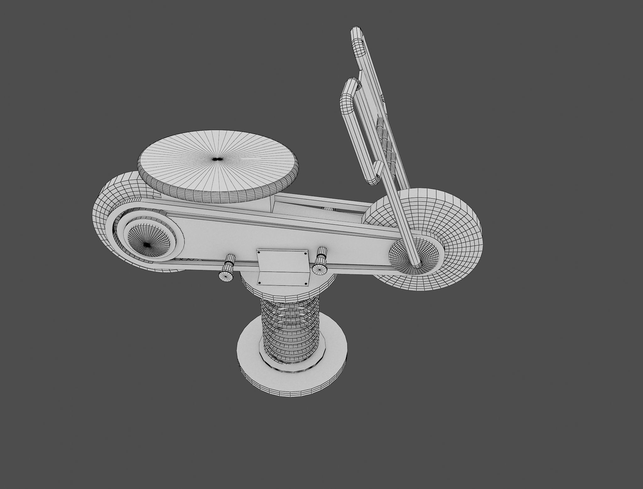 f18a Kids Toy  Bicycle 3D model_3