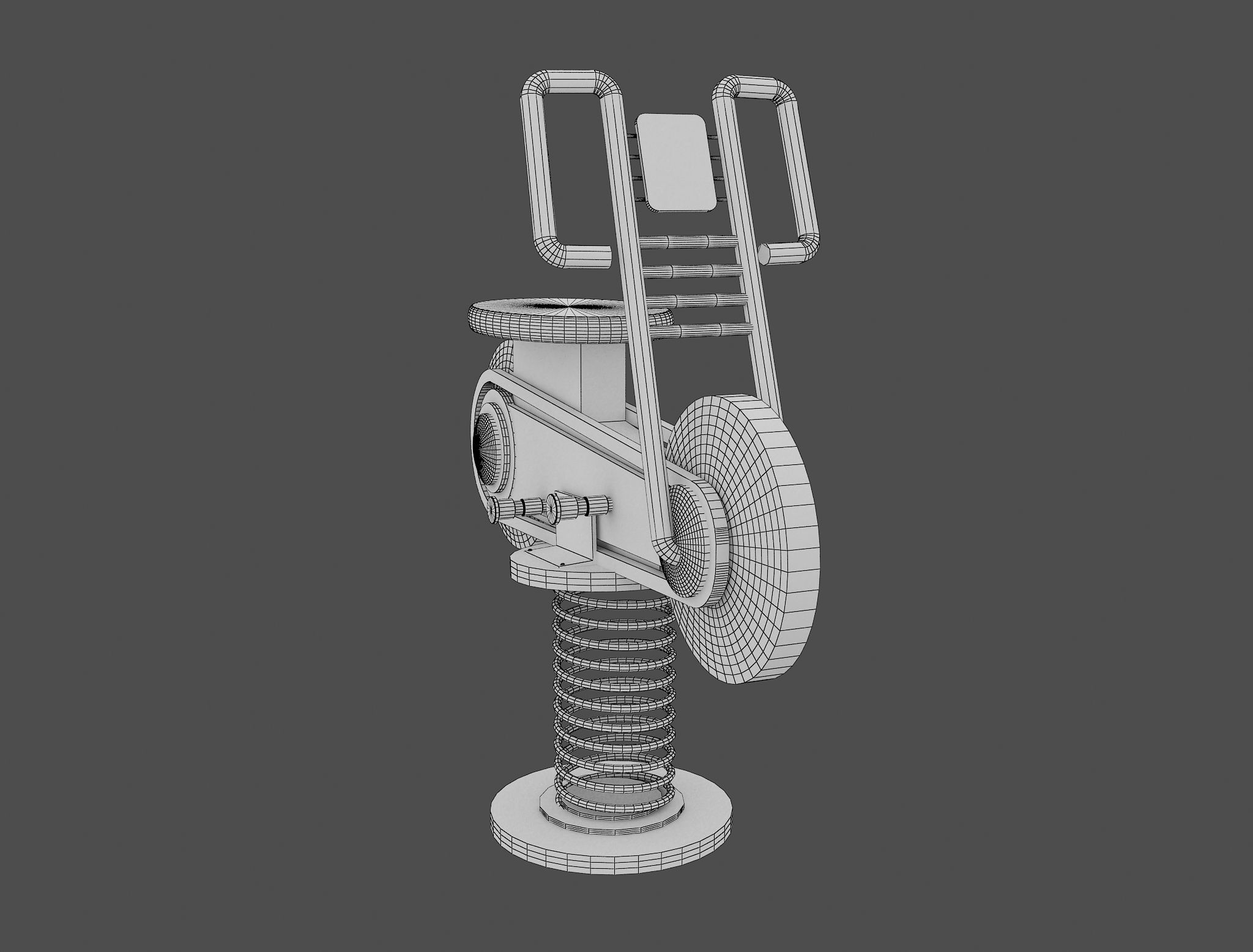 f18a Kids Toy  Bicycle 3D model_5