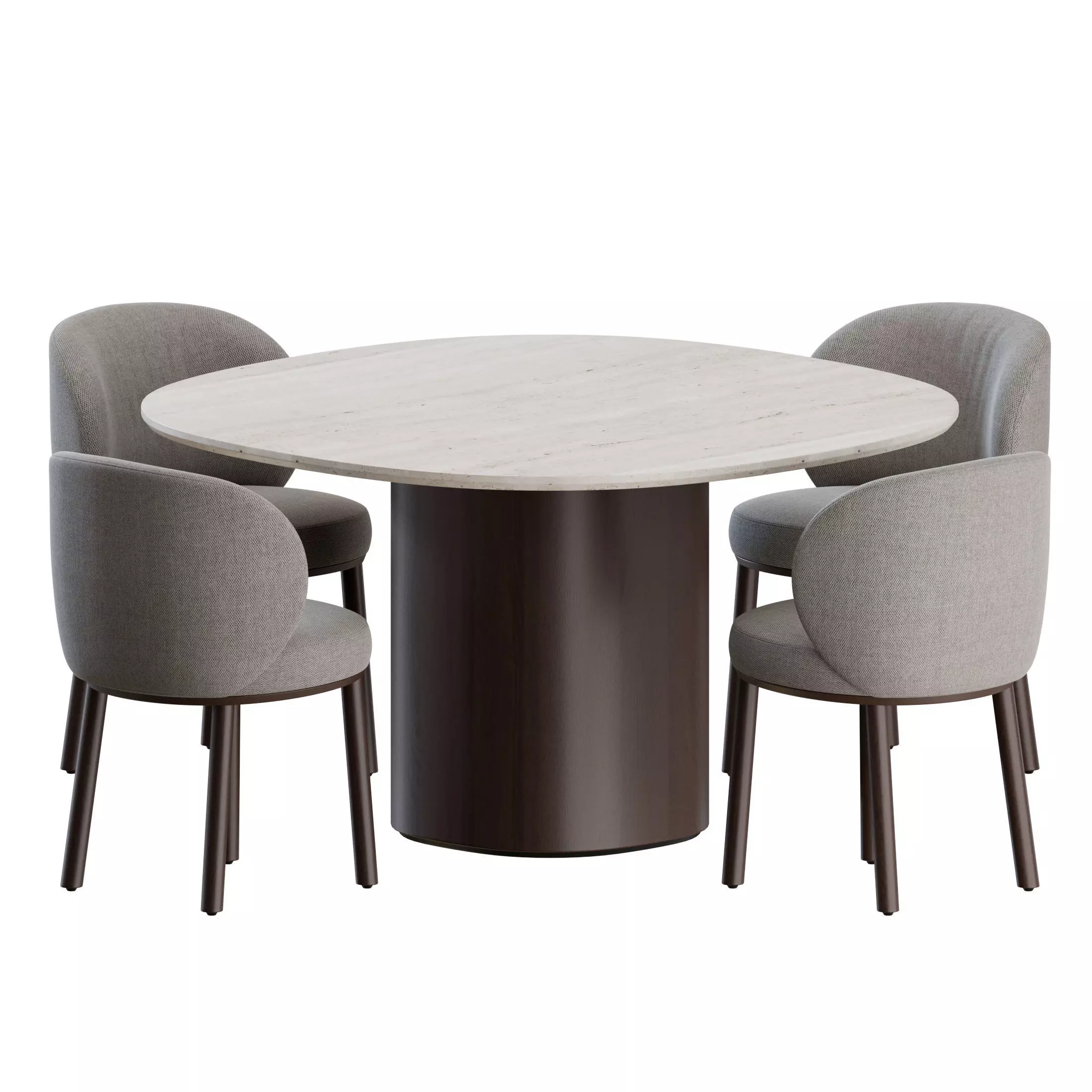 Ovata Dining Set by Wendelbo 3D model_0