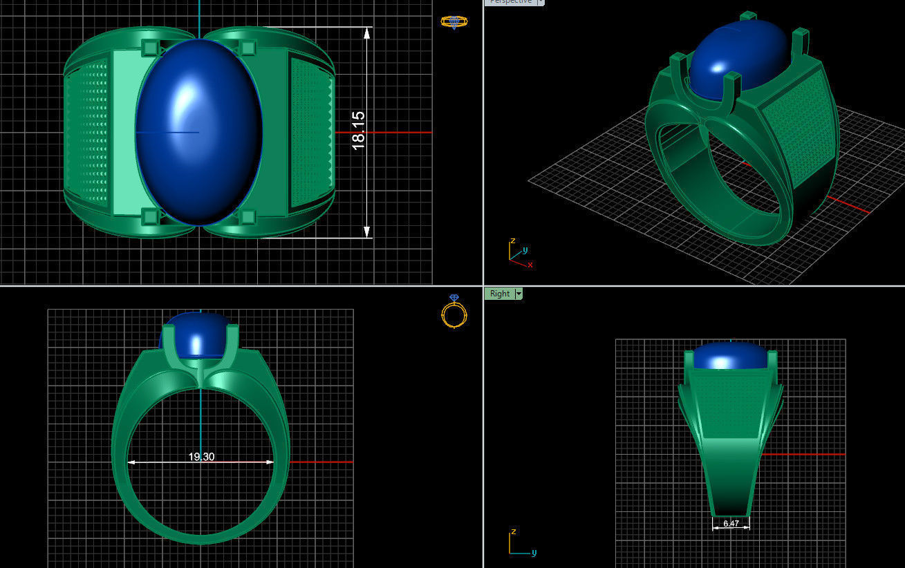 Ring 94  3D print model_6