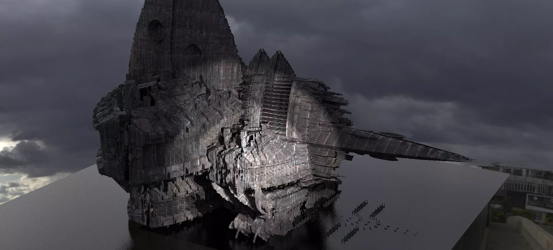 Aztec Temple ship 2 designs 3D model | CGTrader