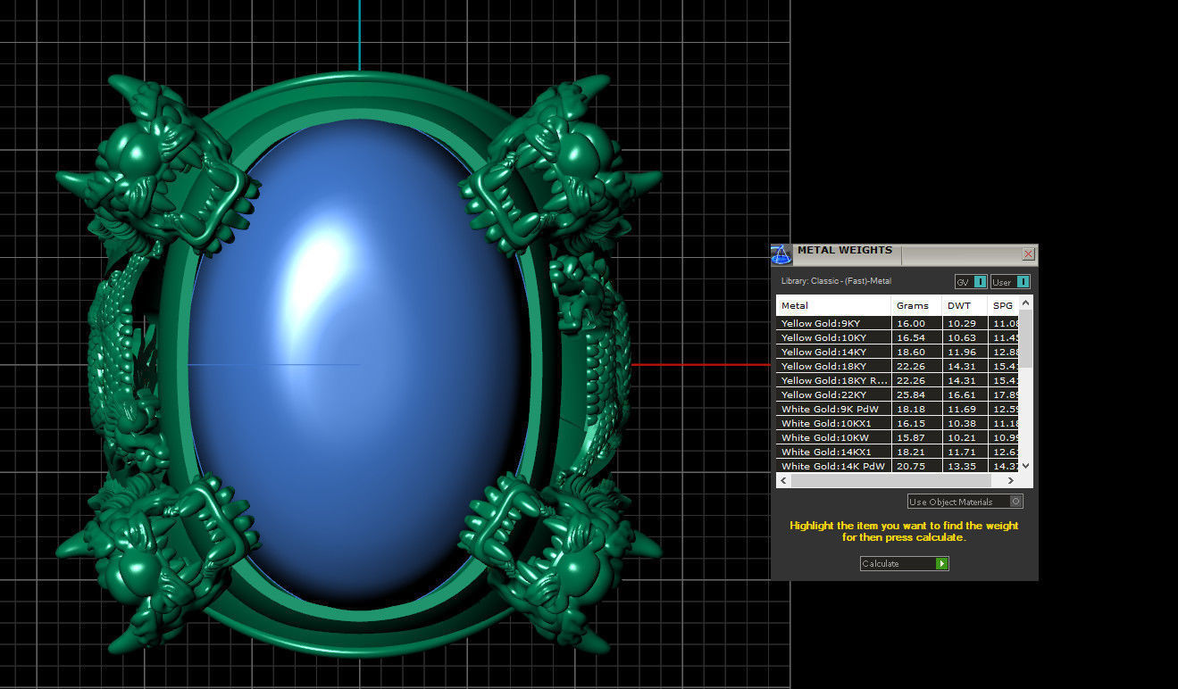 Ring 96  3D print model_6