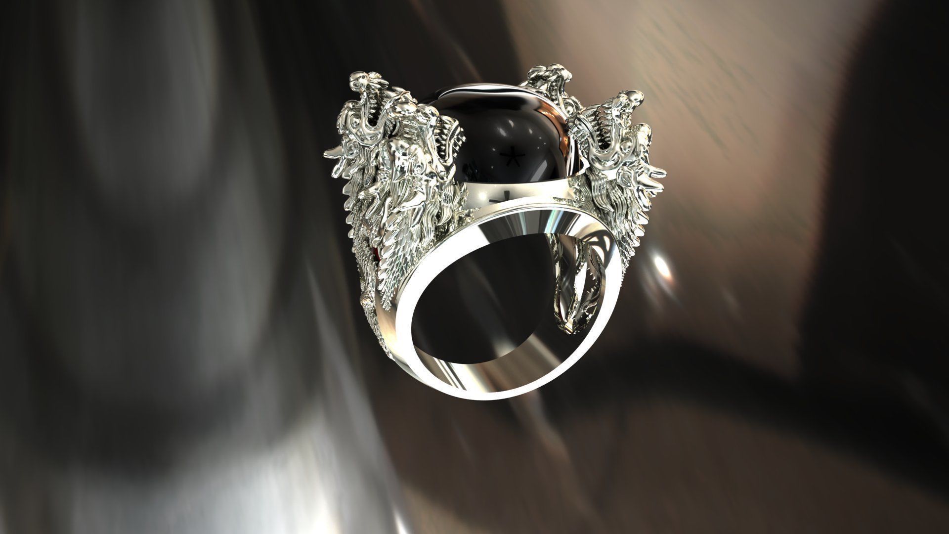 Ring 96  3D print model_3