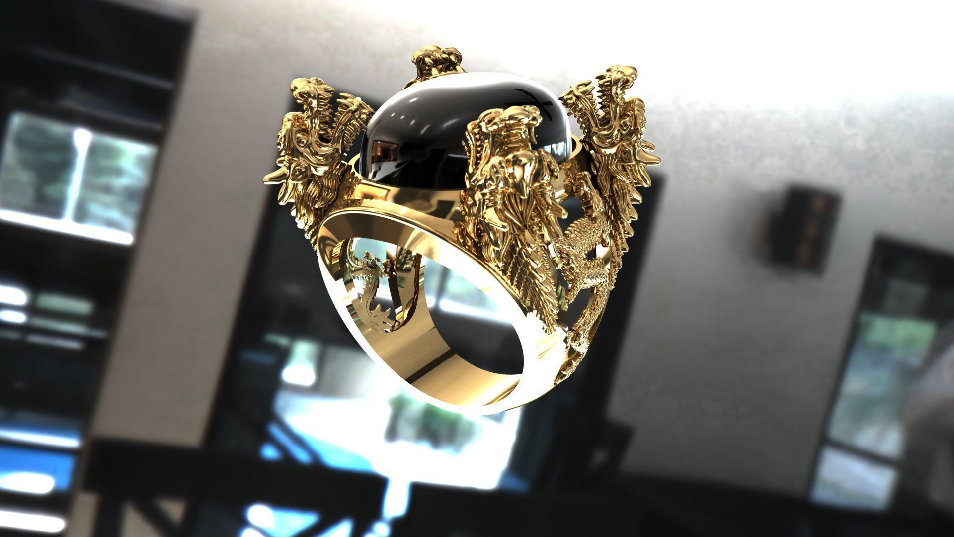 Ring 96  3D print model_1