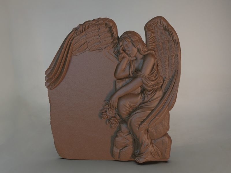 Angel01 angel statue 3D print model_14