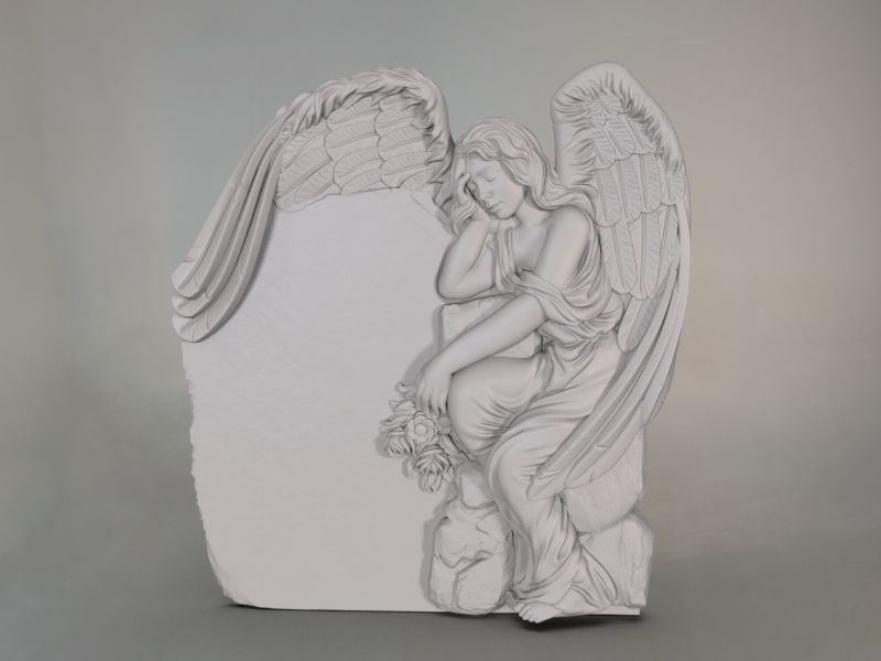 Angel01 angel statue 3D print model_12