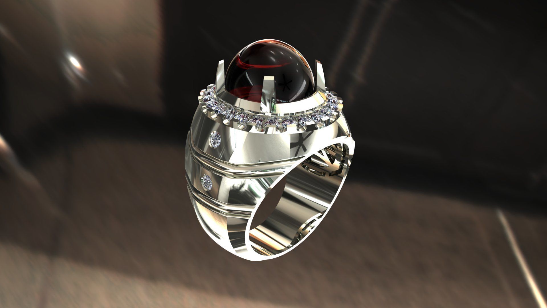 Ring 99  3D print model_2