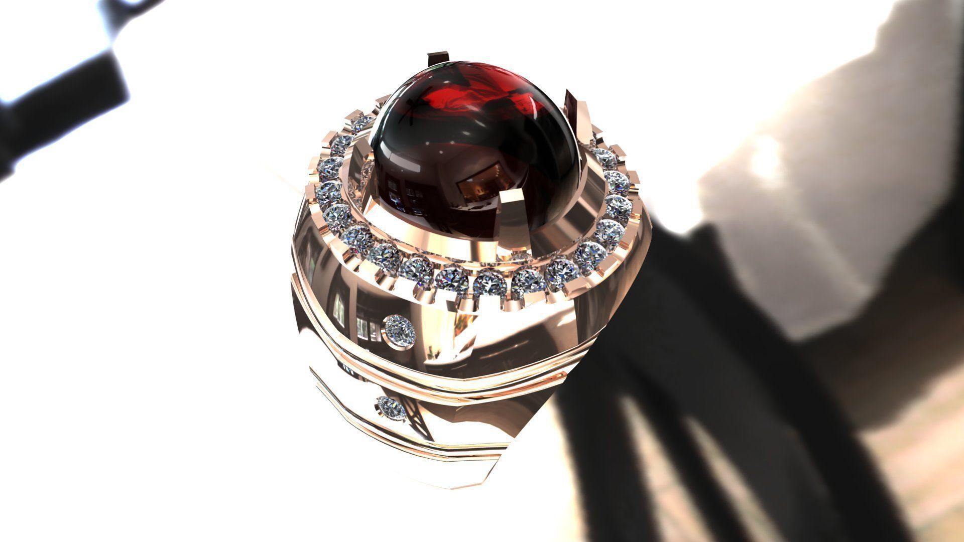 Ring 99  3D print model_5