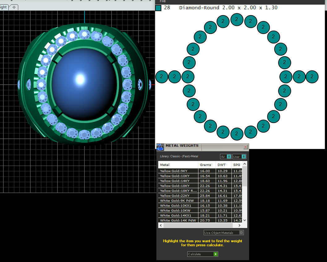 Ring 99  3D print model_7