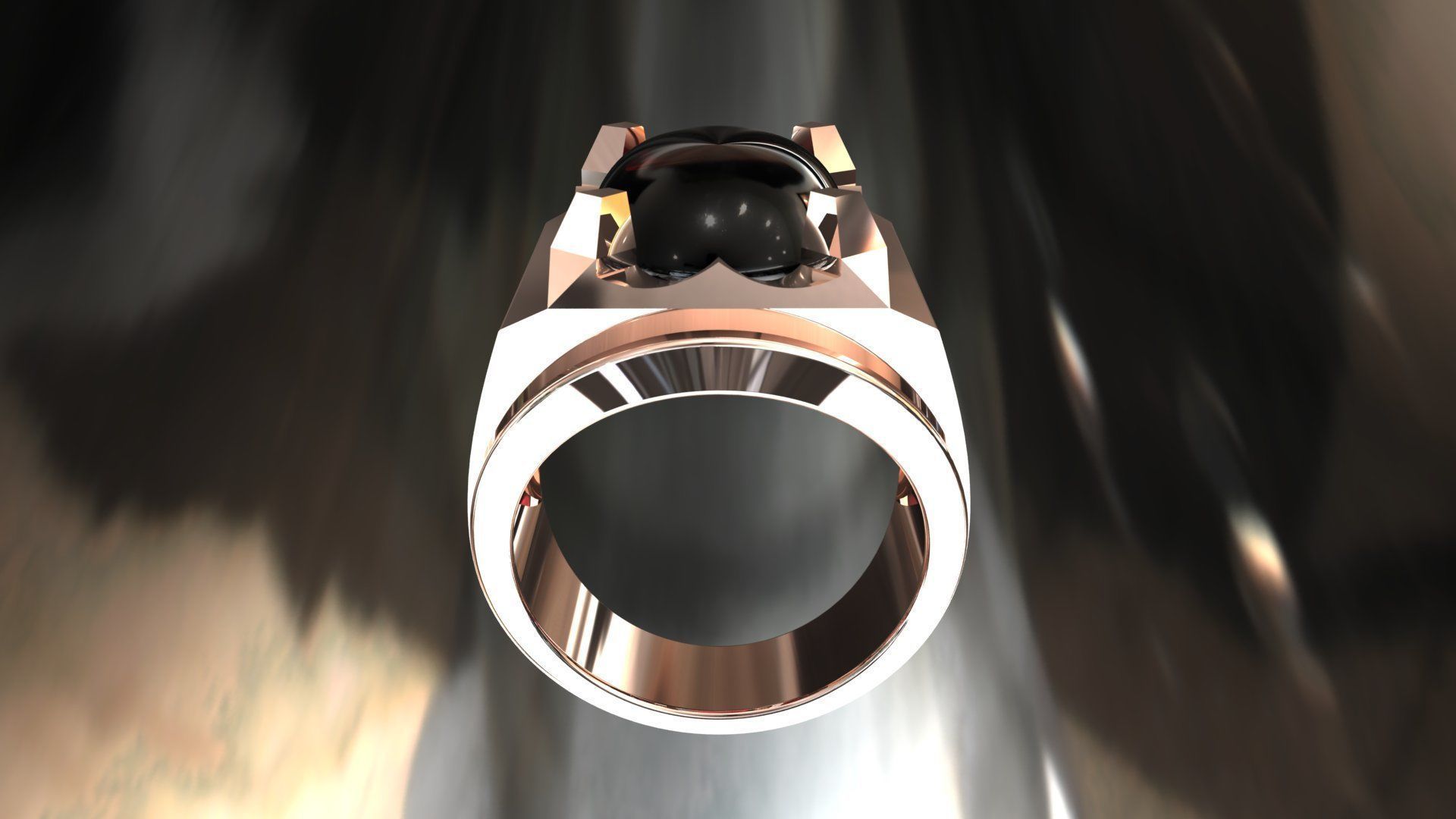 Ring 100  3D print model_4