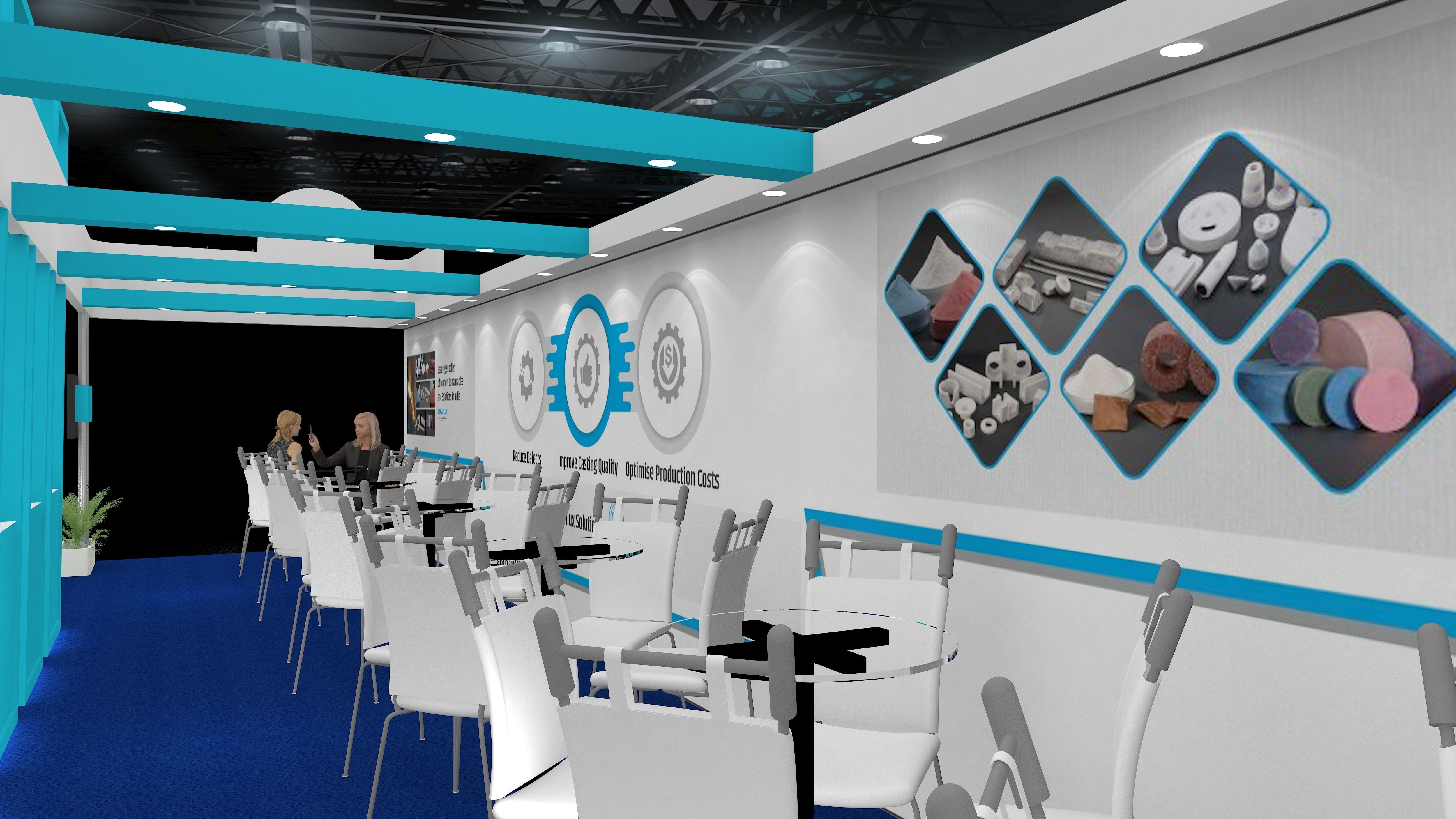 Exhibition Stand  15m  x 6m  3D model_7