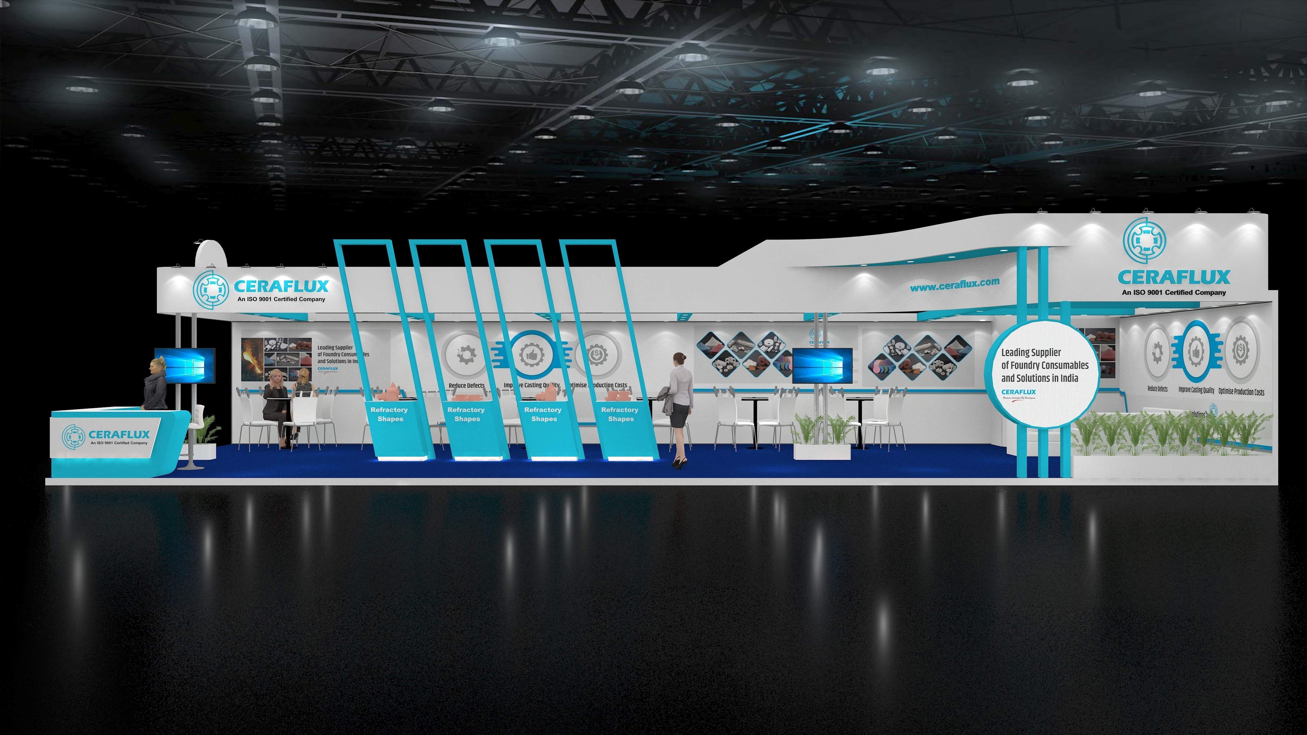 Exhibition Stand  15m  x 6m  3D model_8