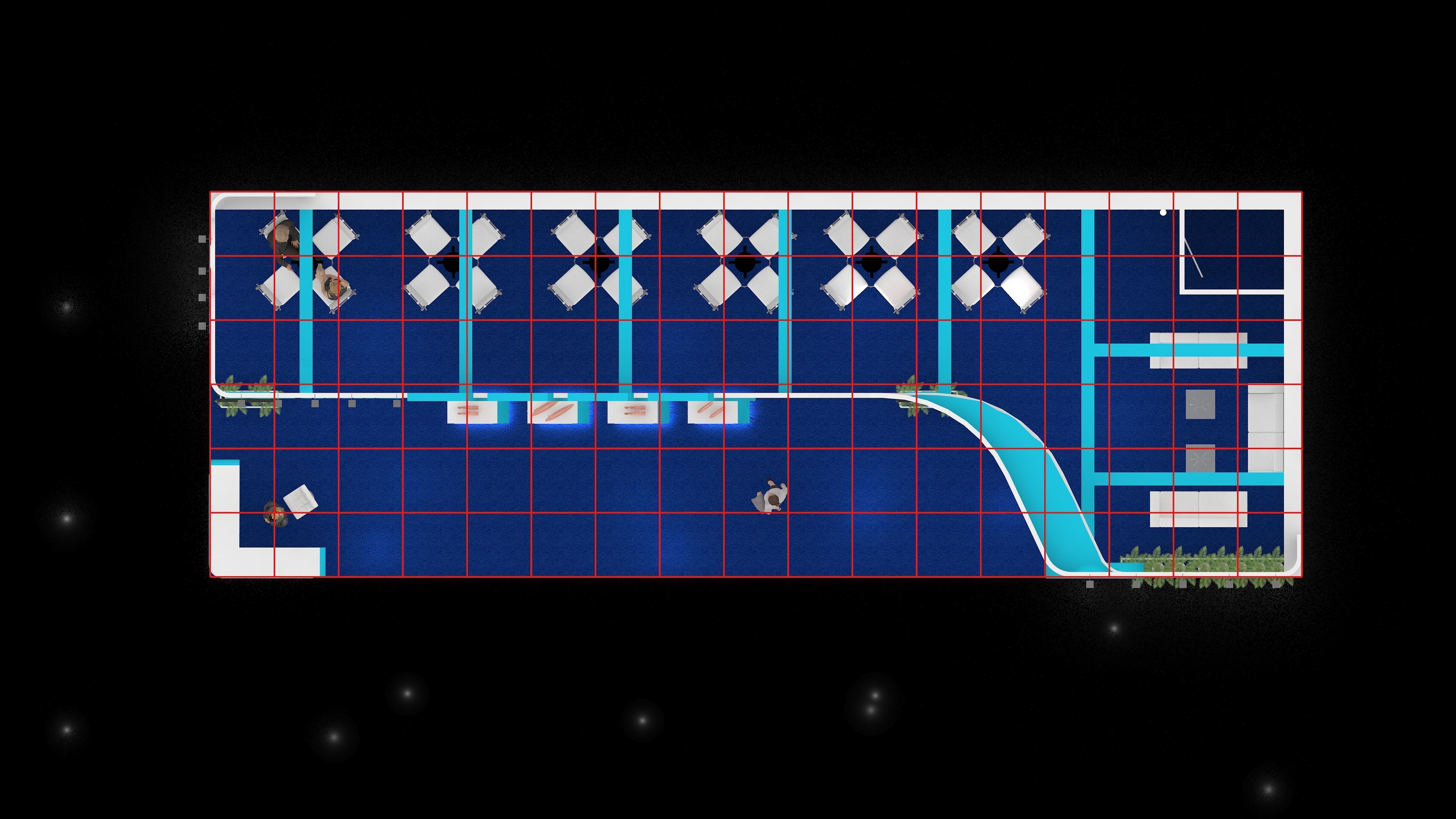 Exhibition Stand  15m  x 6m  3D model_10