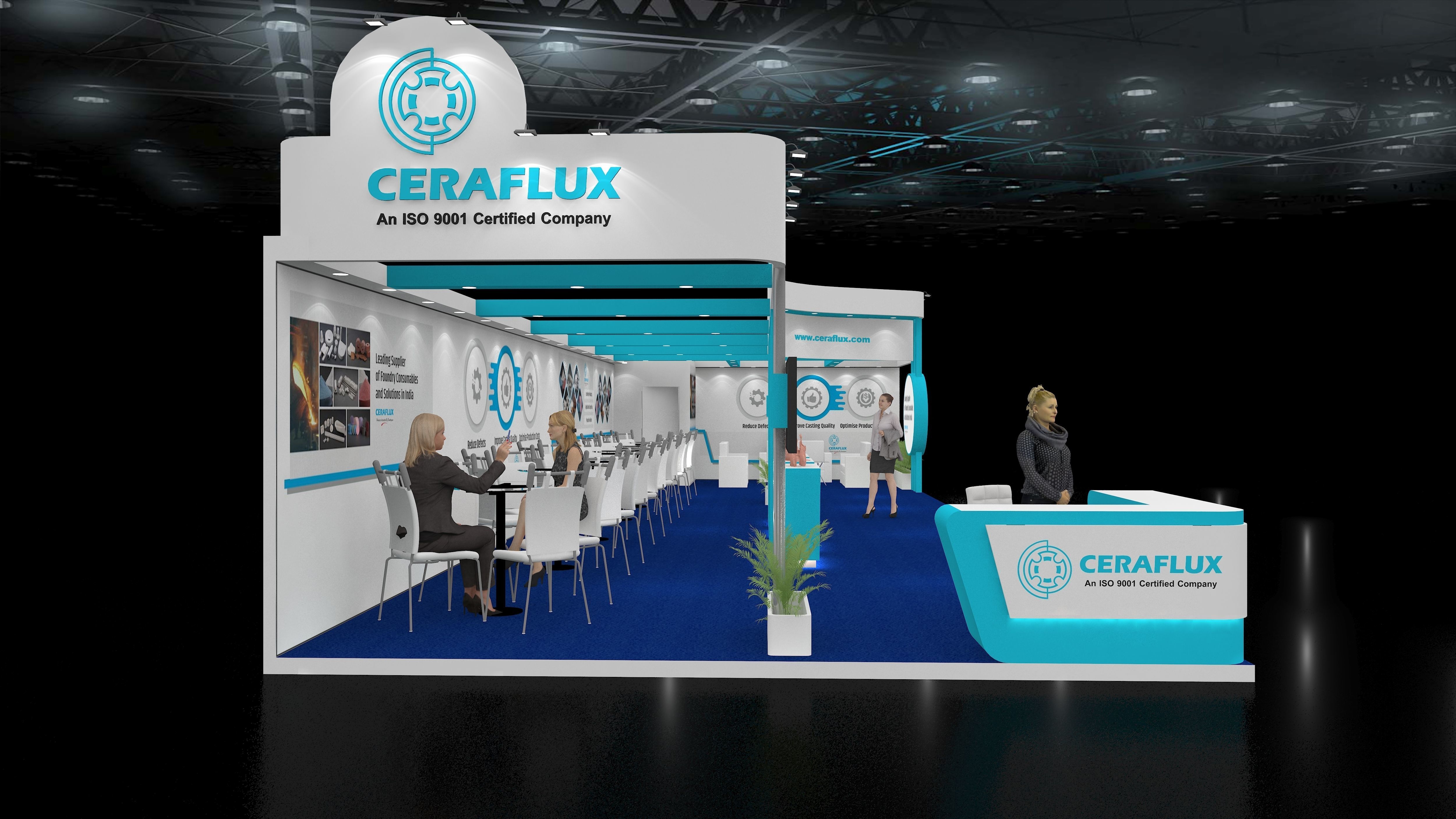 Exhibition Stand  15m  x 6m  3D model_3