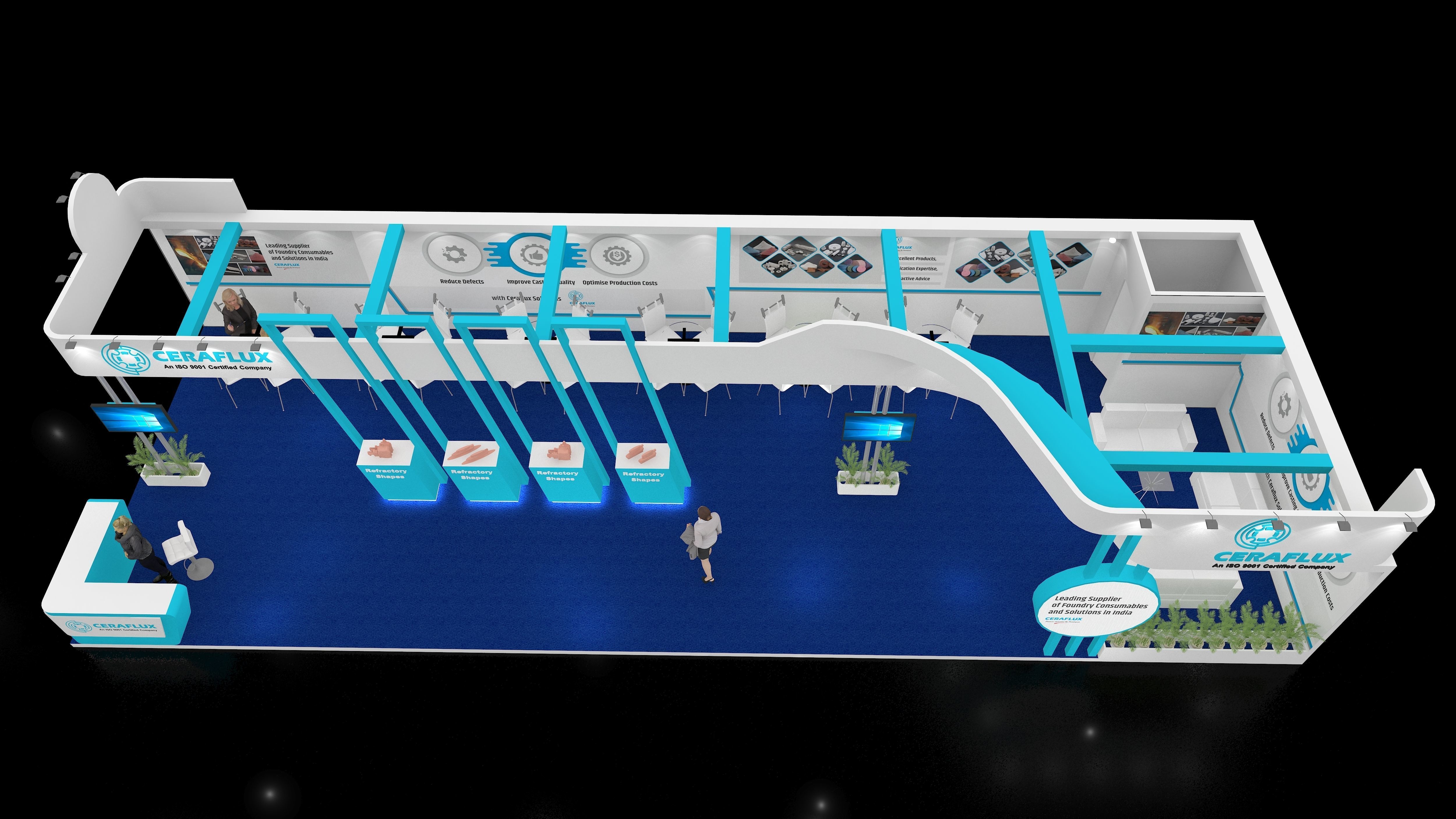 Exhibition Stand  15m  x 6m  3D model_9