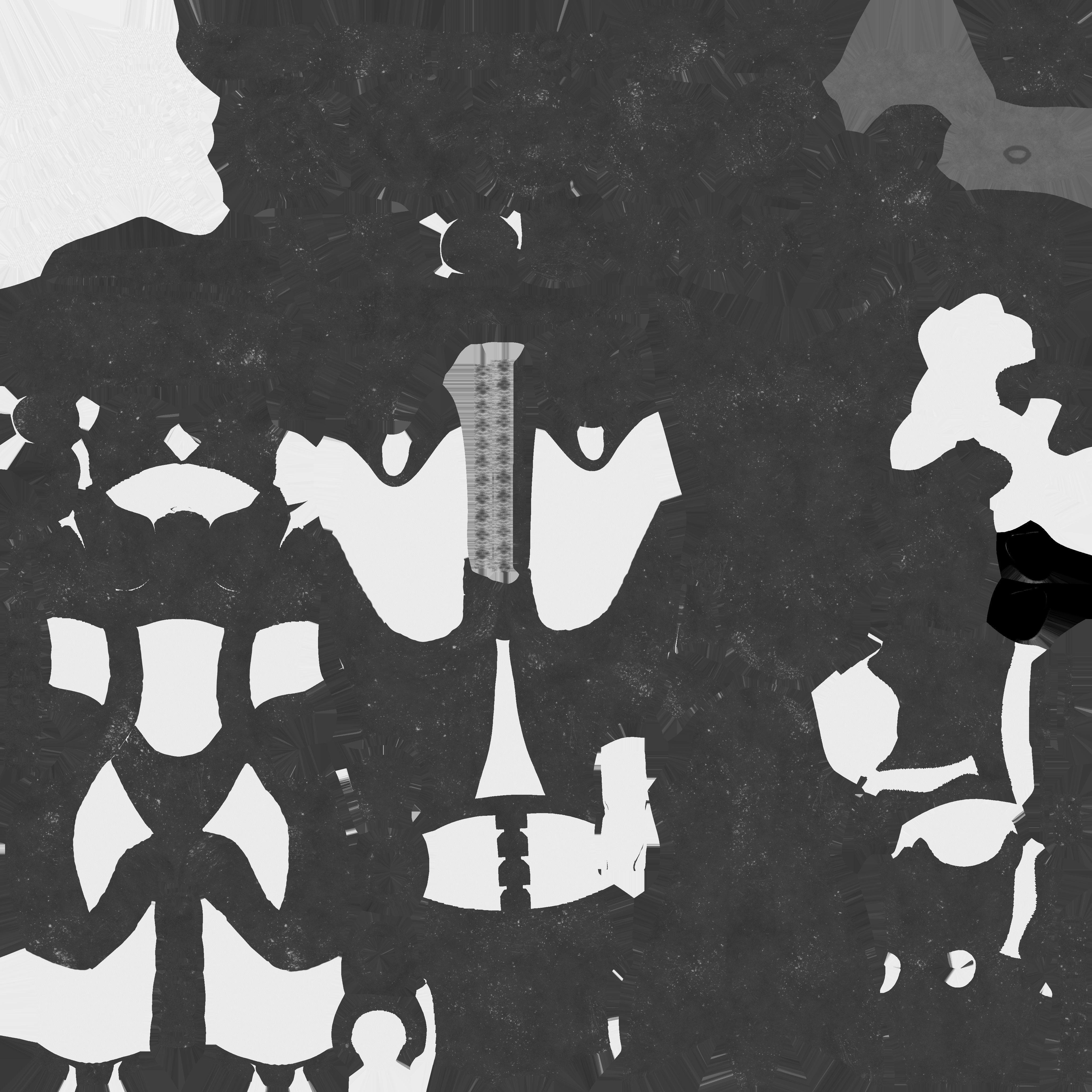 Cyborg Security Robo Suit Low-poly 3D model_10