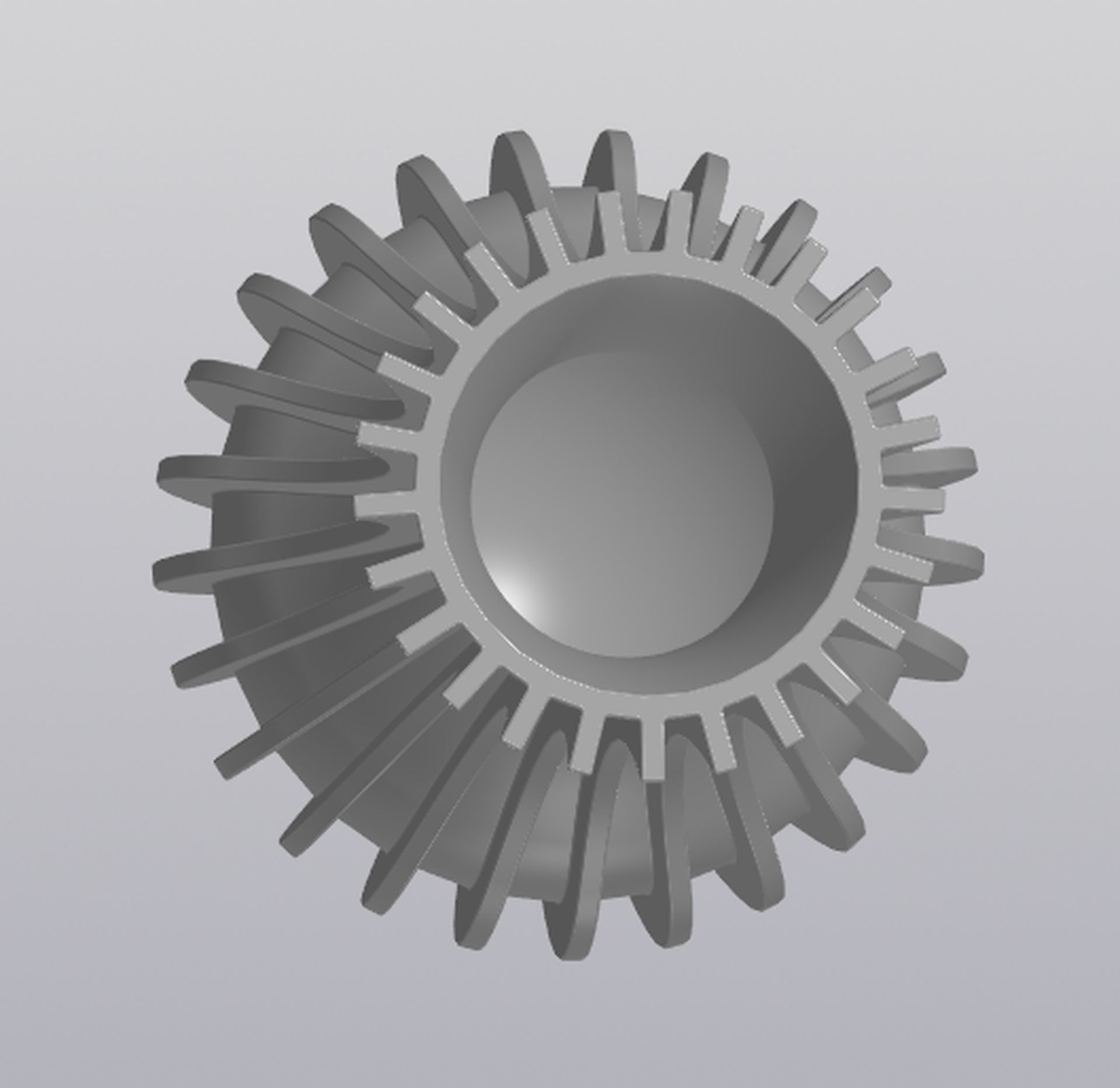 Striped vase 3D print model_3