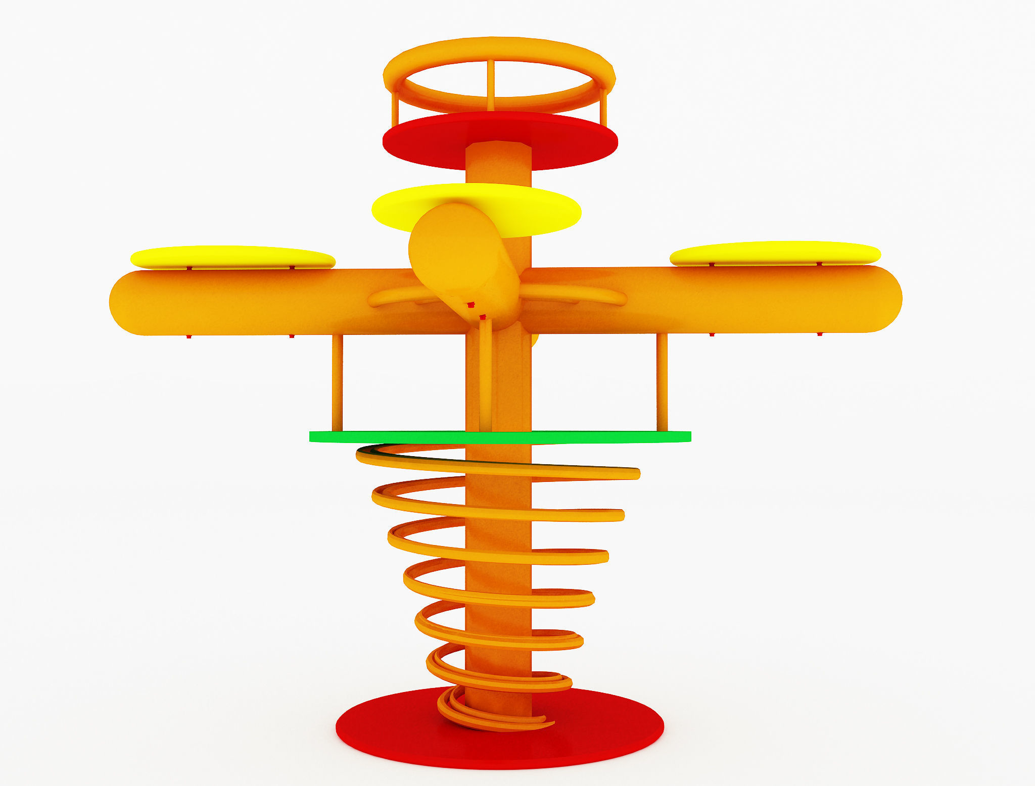 f18b Kids Toy 2 3D model_4