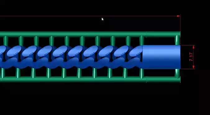 7 MM STONELESS GOURMET BRACELET