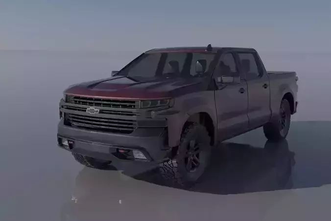 Chevrolet Silverado 1500 2022  3D print model