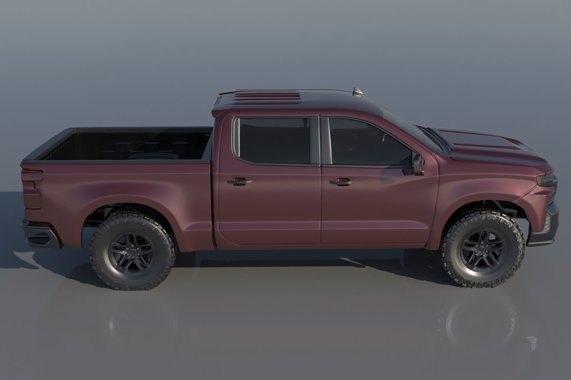 Chevrolet Silverado 1500 2022  3D print model_4