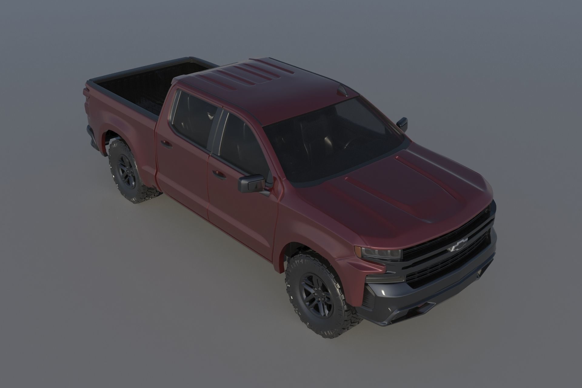 Chevrolet Silverado 1500 2022  3D print model_10