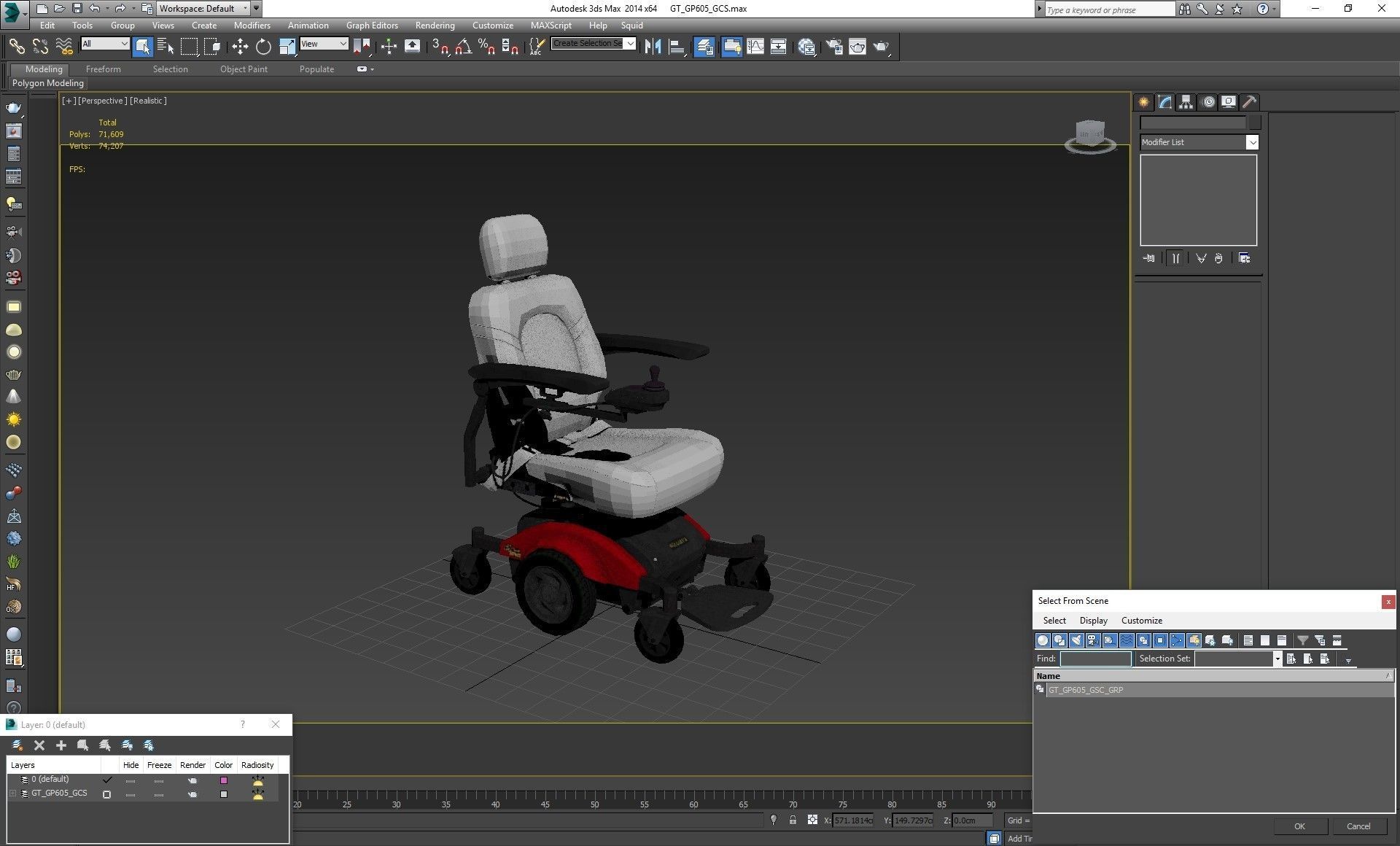 Golden Technologies GP605 Golden Compass Sport 3D model_4