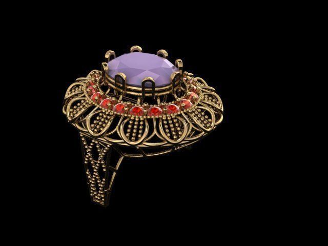 ELLIPSE RINGS 3D print model_15