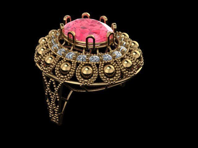 ELLIPSE RINGS 3D print model_11