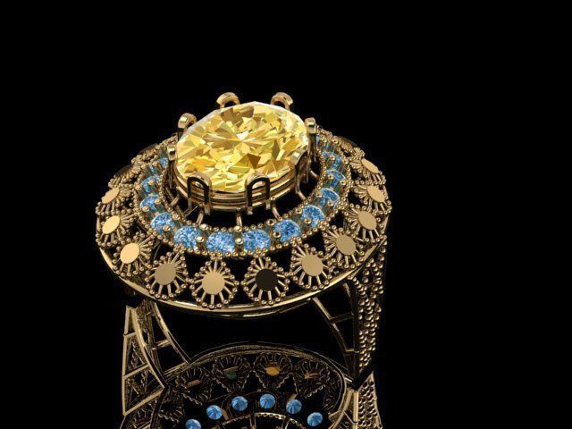 ELLIPSE RINGS 3D print model_24