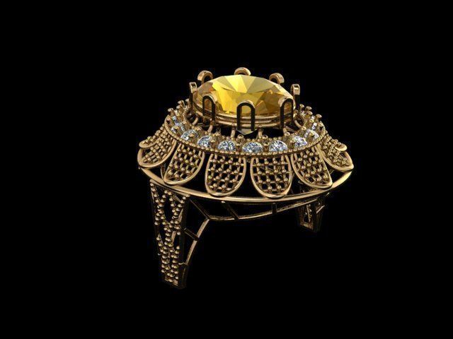 ELLIPSE RINGS 3D print model_17