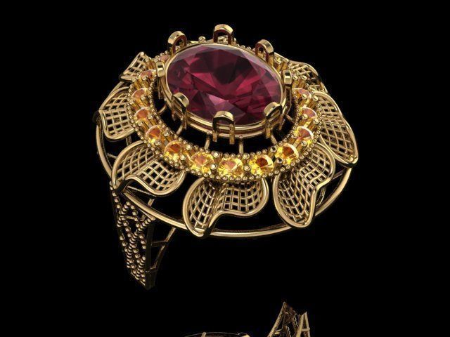 ELLIPSE RINGS 3D print model_26