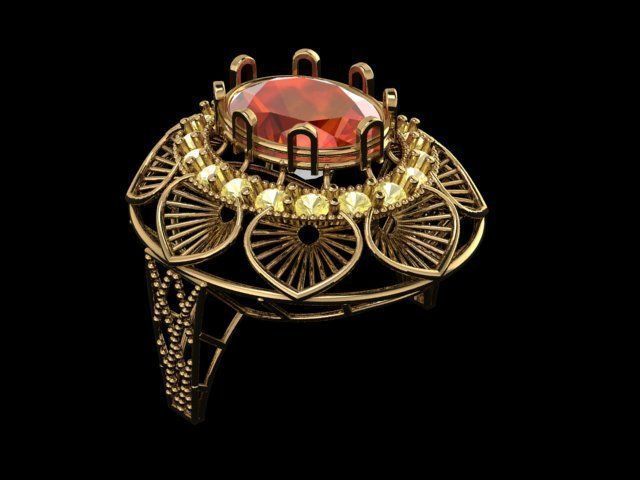 ELLIPSE RINGS 3D print model_29