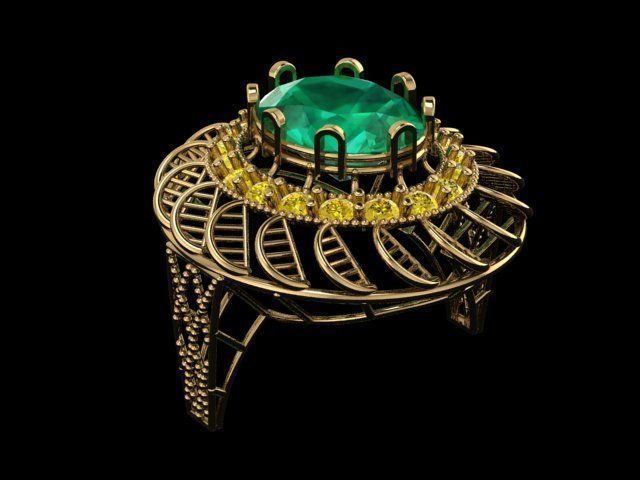 ELLIPSE RINGS 3D print model_18