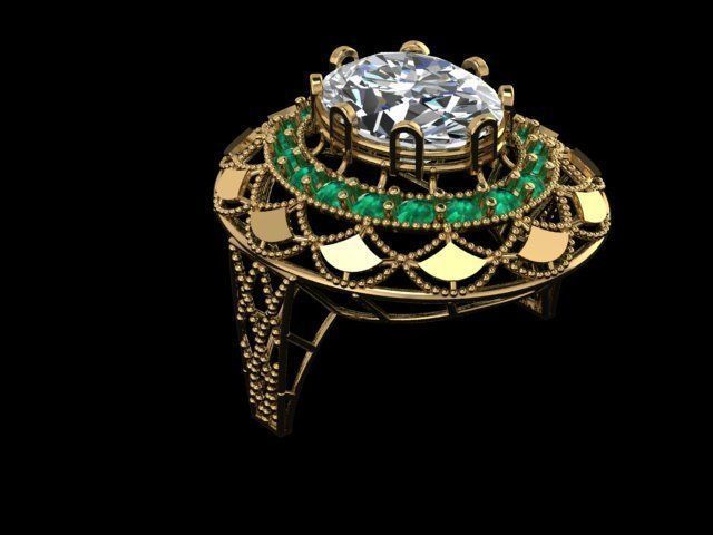 ELLIPSE RINGS 3D print model_27