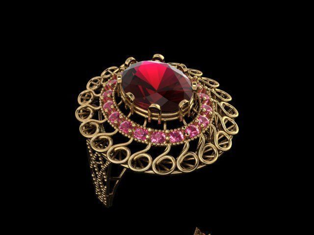 ELLIPSE RINGS 3D print model_21