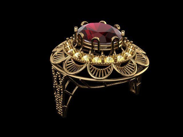 ELLIPSE RINGS 3D print model_28