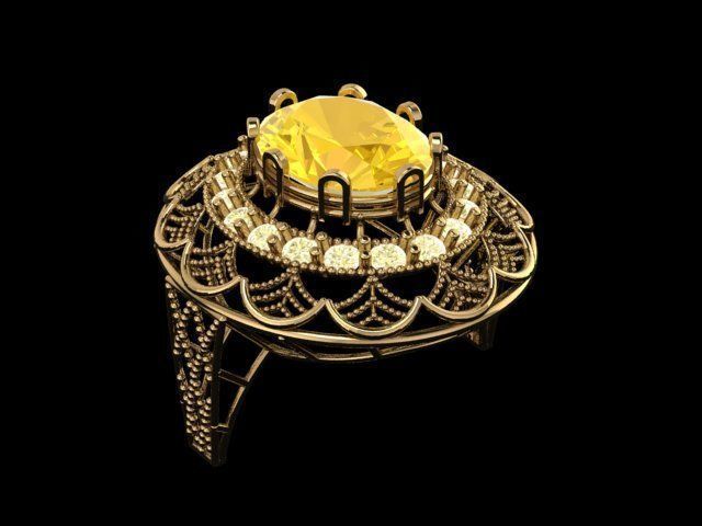 ELLIPSE RINGS 3D print model_25