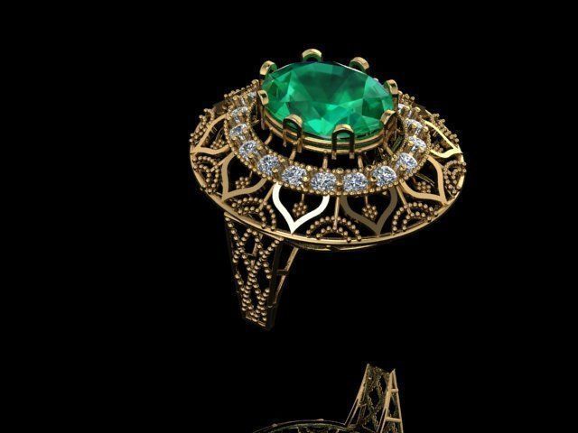 ELLIPSE RINGS 3D print model_10