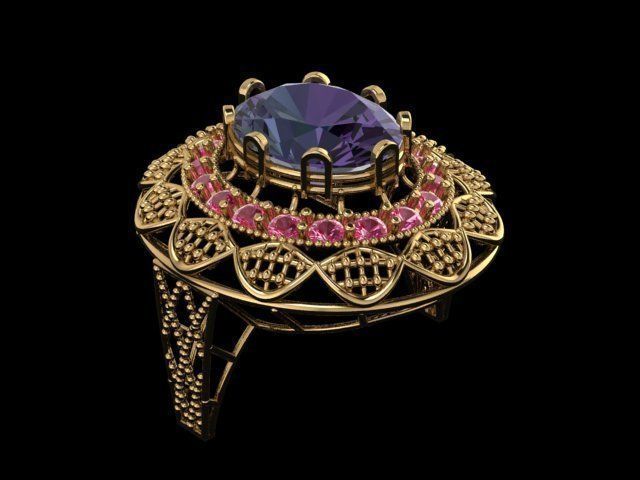 ELLIPSE RINGS 3D print model_13